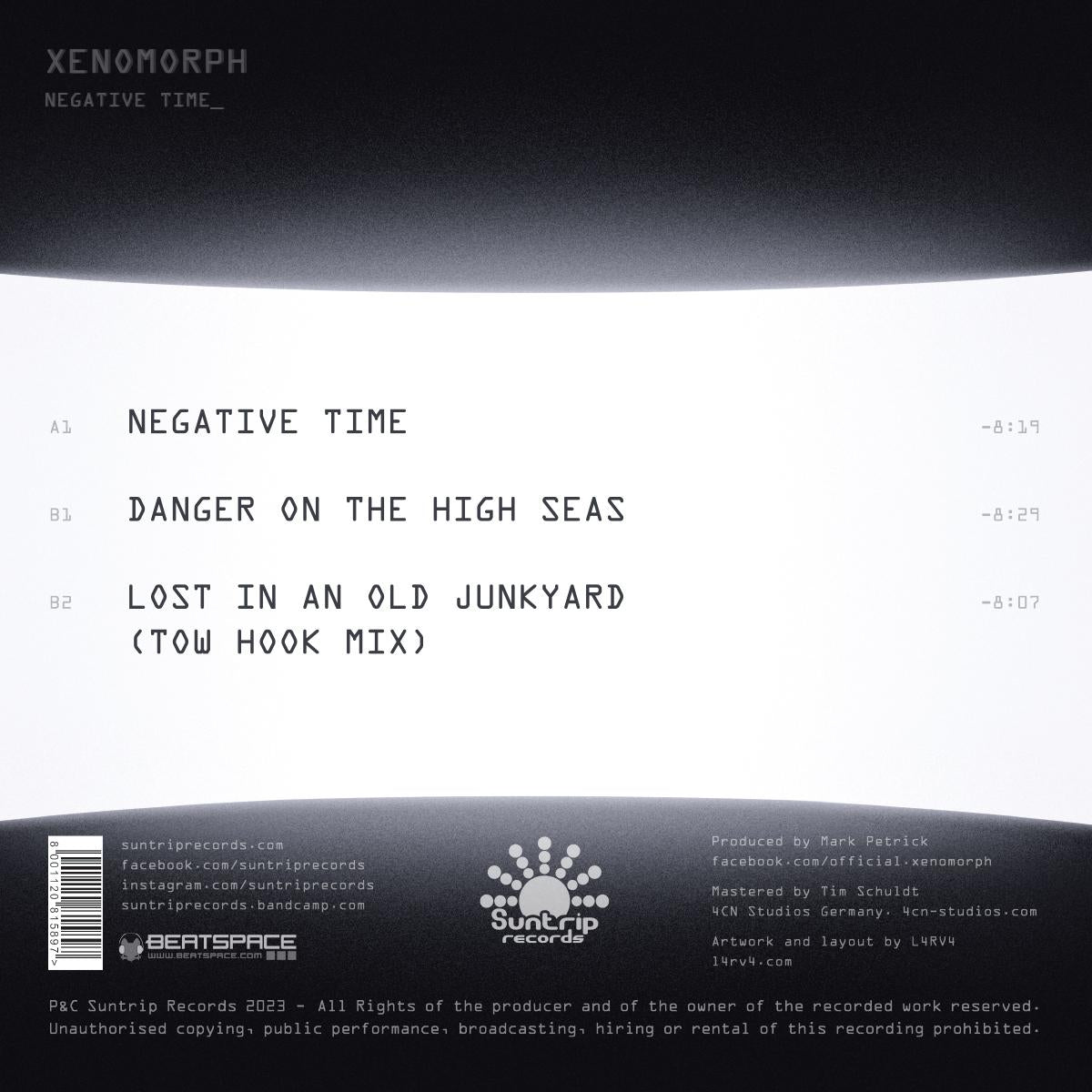 Xenomorph - Negative Time EP [printed sleeve] - Suntrip Records - SUNE ...