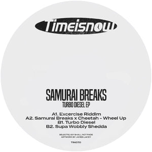 Samurai Breaks - Time Is Now - Turbo Diesel EP [green marbled vinyl / label sleeve] - TIN070