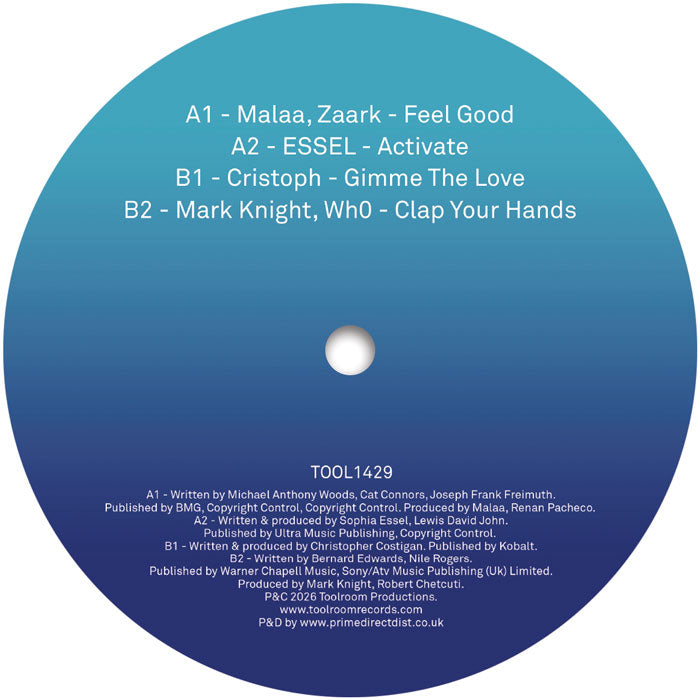 Toolroom Sampler Vol. 25 - TOOL1429 tracklist label