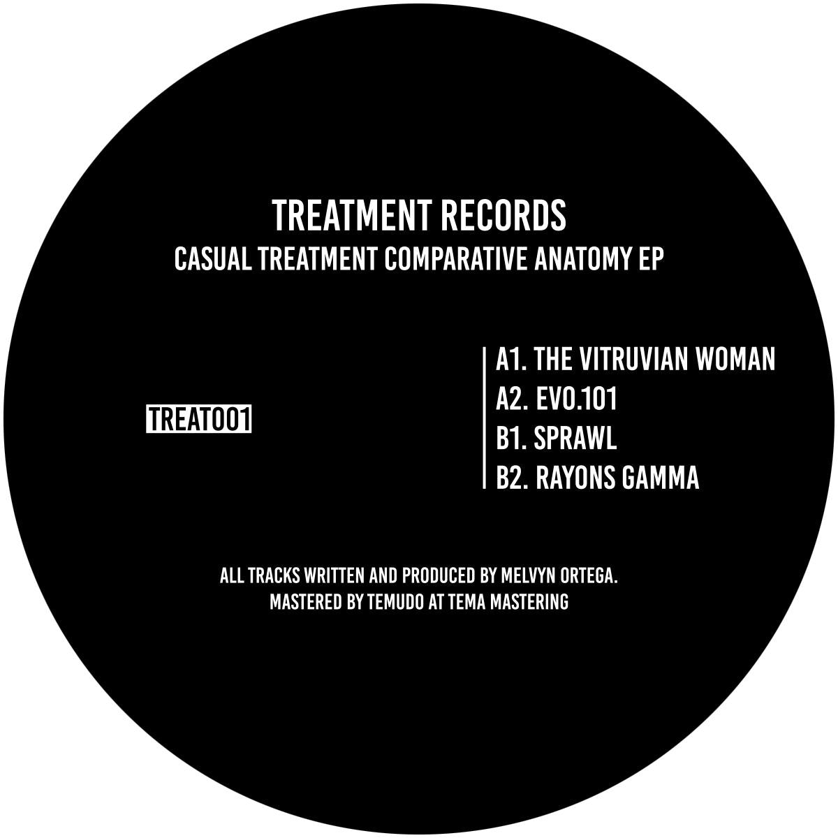 Casual Treatment - Treatment Records - Comparative Anatomy - TREAT001 ...