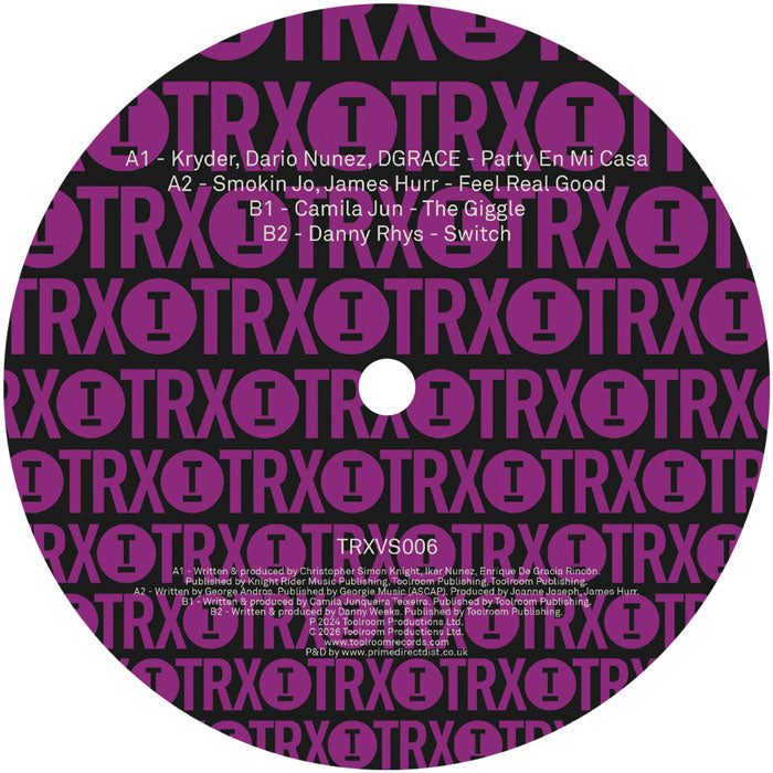 Toolroom Trax Sampler Vol. 6 - TRXVS006 label alt