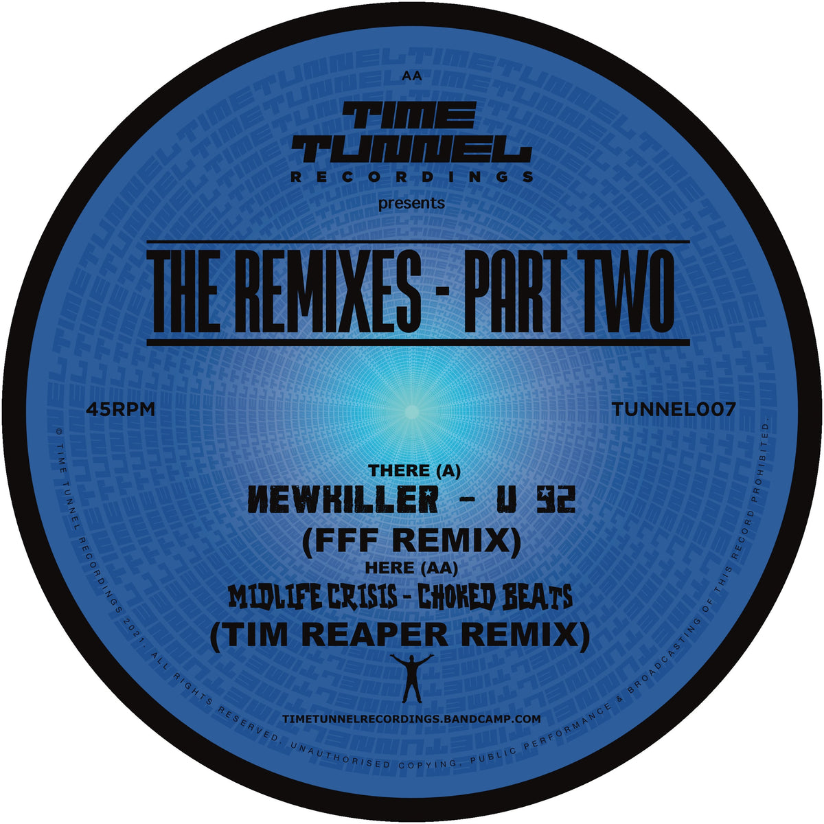 NewKiller / Midlife Crisis - The Remixes - Part Two - Time Tunnel Recordings - TUNNEL007 - 12" - Vinyl - Near Mint (NM or M-)