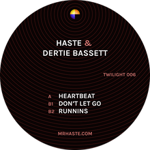 Load image into Gallery viewer, Haste &amp; Dertie Bassett - Heartbeat EP - Twilight Records - TWILIGHT006SE - 12&quot; Red Vinyl
