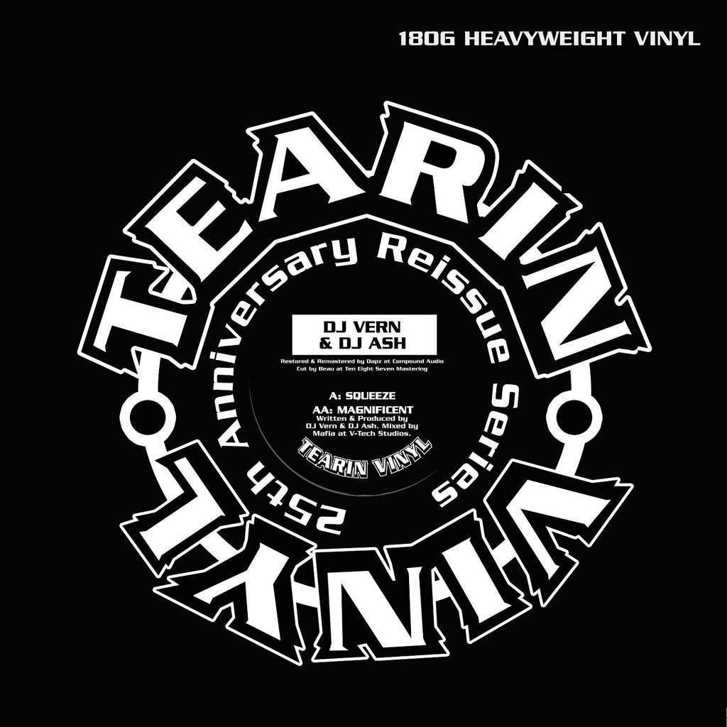 DJ Vern & DJ Ash ‘Squeeze/Magnificent’ Limited Yellow 12" Vinyl – TV-VFS002-YV