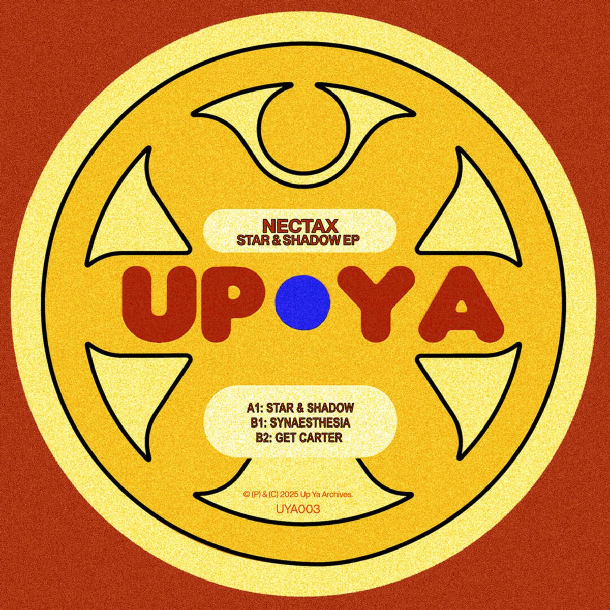 Nectax - Star & Shadow EP - Up Ya Archives - UYA003 - 12" Vinyl
