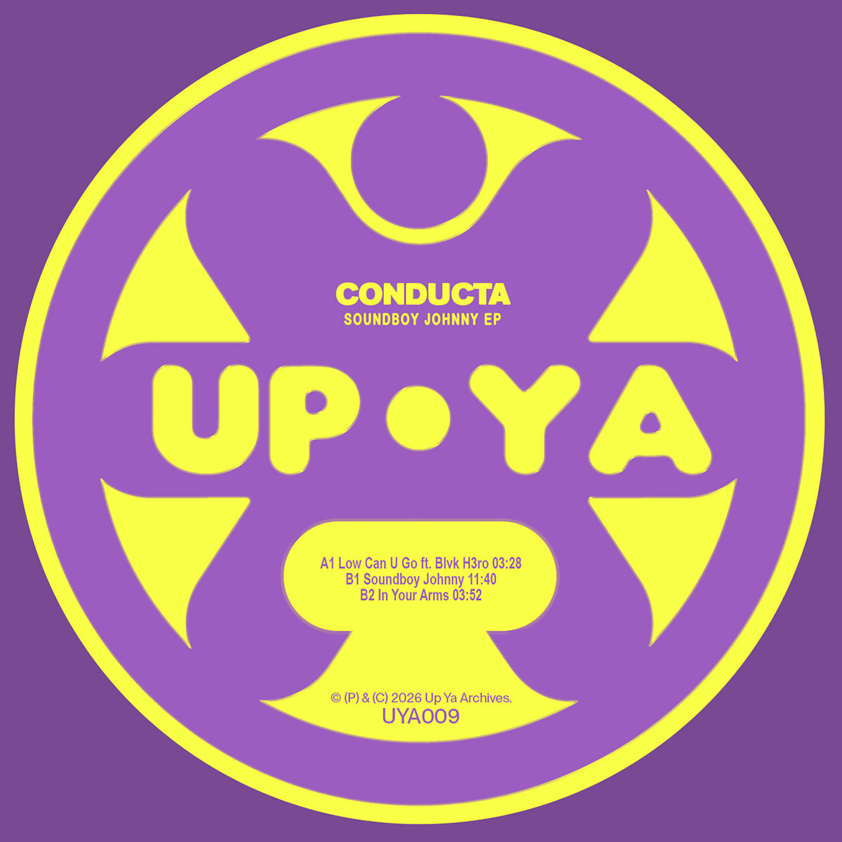 Conducta - Soundboy Johnny EP - Up Ya Archives - UYA009 - 12" Vinyl