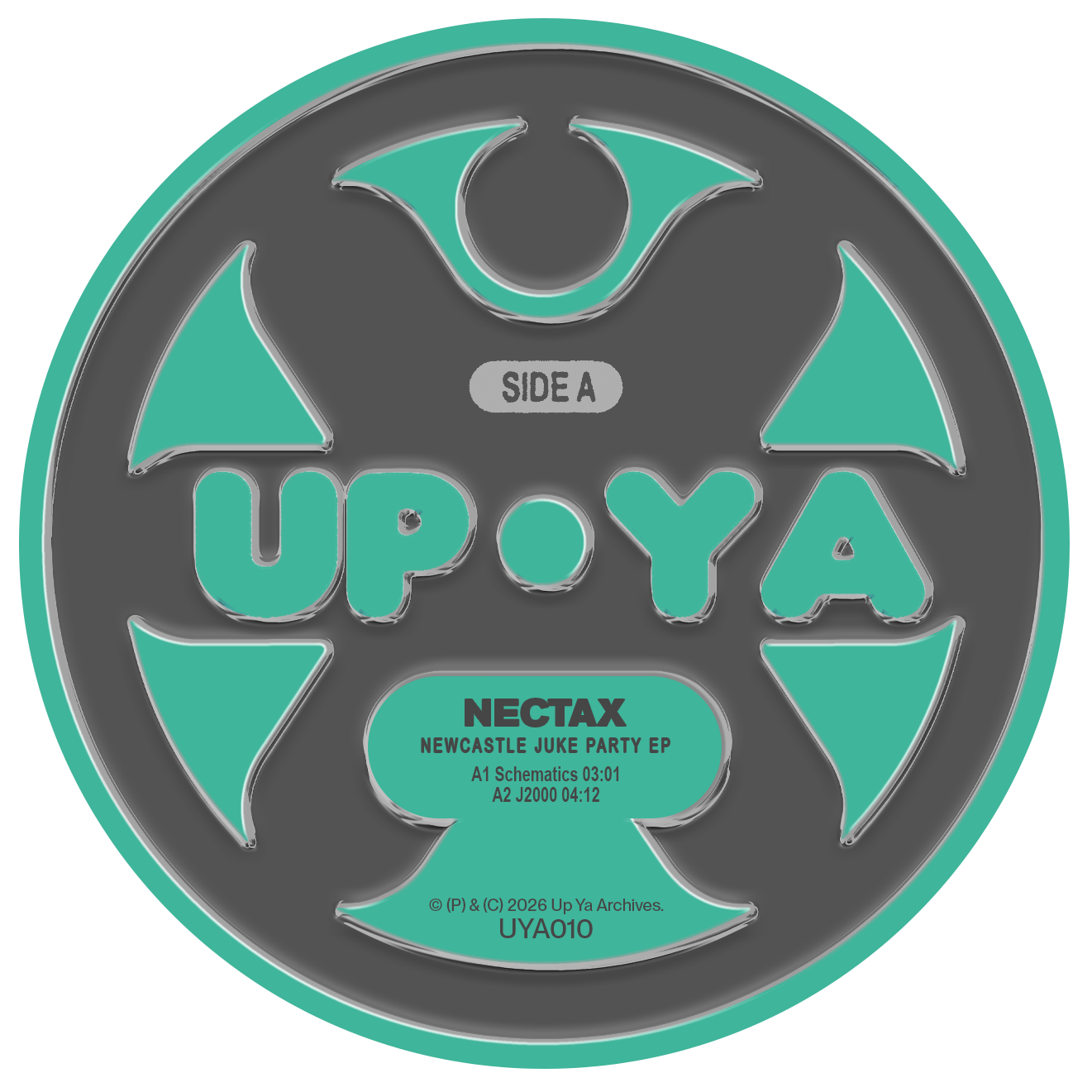 Nectax - Newcastle Juke Party EP - Up Ya Archives - UYA010 - 12" Vinyl