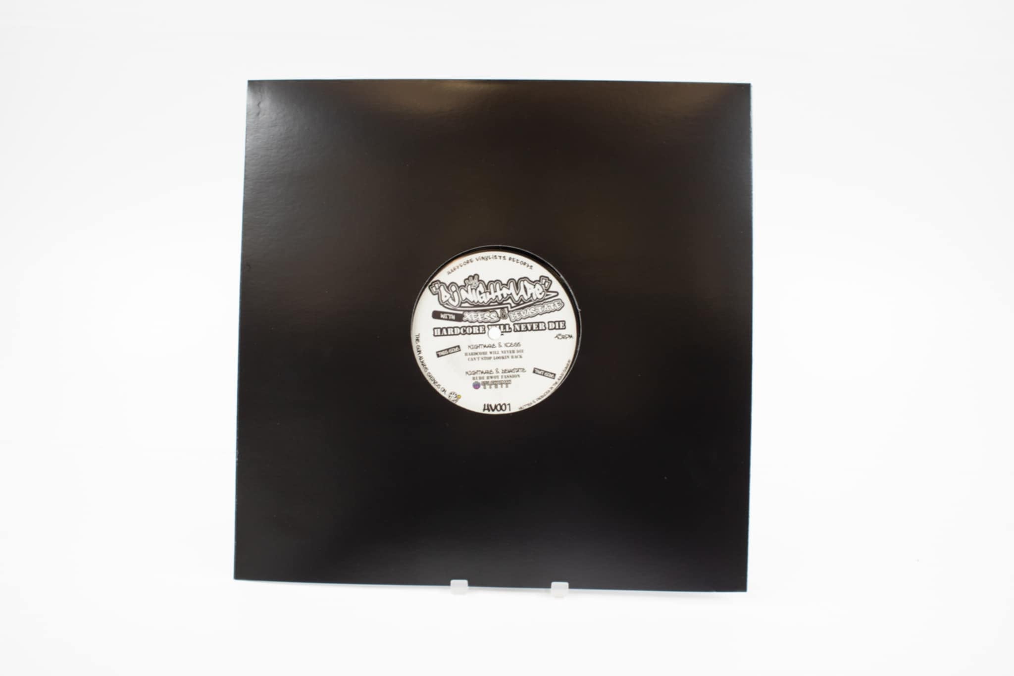 DJ Nightmare, Xcess + Devastate -  Hardcore Will Never Die EP -  Hardcore Vinylists -  12" vinyl -  HV001