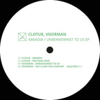Clotur & Voorman - Arkadia / Unbeknownst To Us EP [180 grams] - Vault Records - VAULTREC012 - 12" Vinyl - Techno - Dutch Import