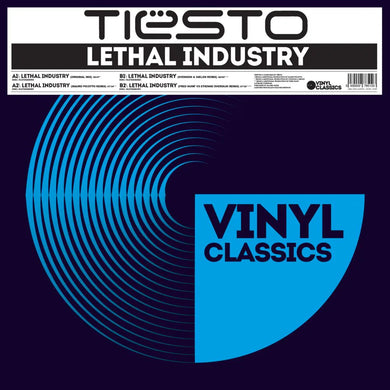 TIESTO - LETHAL INDUSTRY (remastered) Vinyl Classics  -  Belgium Import - 12