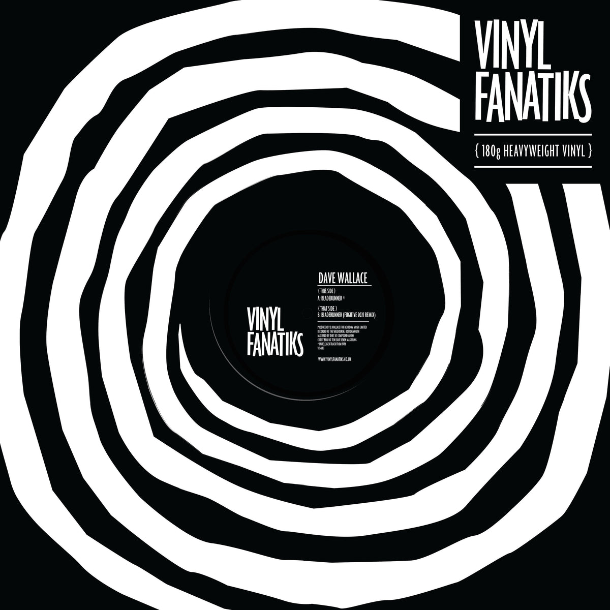 Dave Wallace - Bladerunner (Dubplate Mix)/Bladerunner (Fugitive Remix) - VFS041 - 12" Black Vinyl