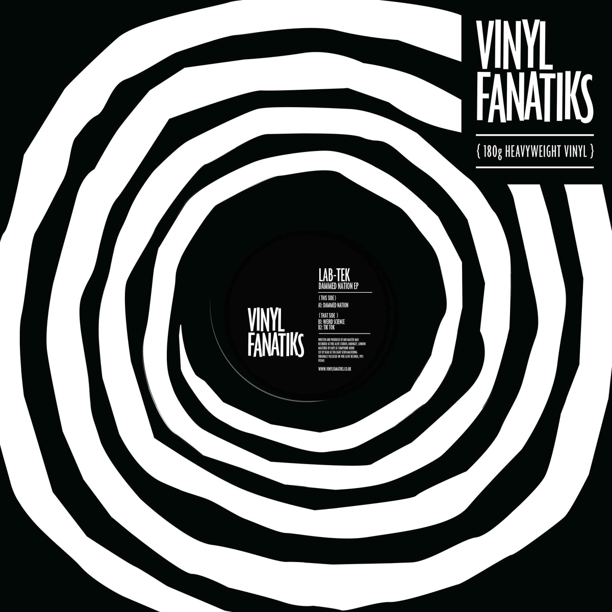 Lab-Tek - Dammed Nation EP - Vinyl Fanatiks - VFS043 - 12" Galactic Grey Vinyl - Vinyl - Very Good Plus (VG+)
