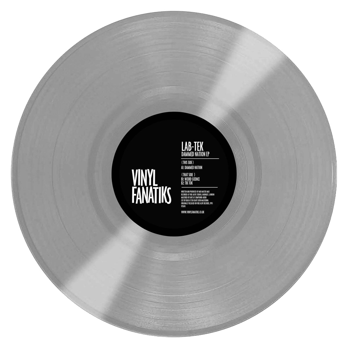 Lab-Tek - Dammed Nation EP - Vinyl Fanatiks - VFS043 - 12" Galactic Grey Vinyl - Vinyl - Very Good Plus (VG+)