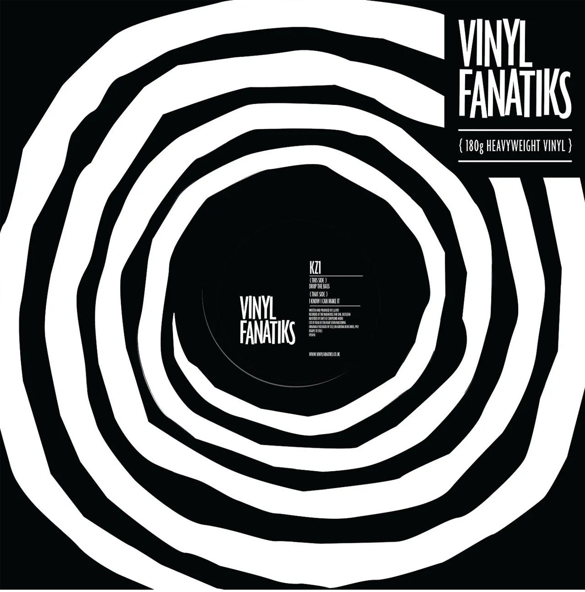 KZ1 - I Know I Can Make It / Drop The Bass - Vinyl Fanatiks - VFS048 - 12" - Vinyl -  Very Good Plus (VG+)