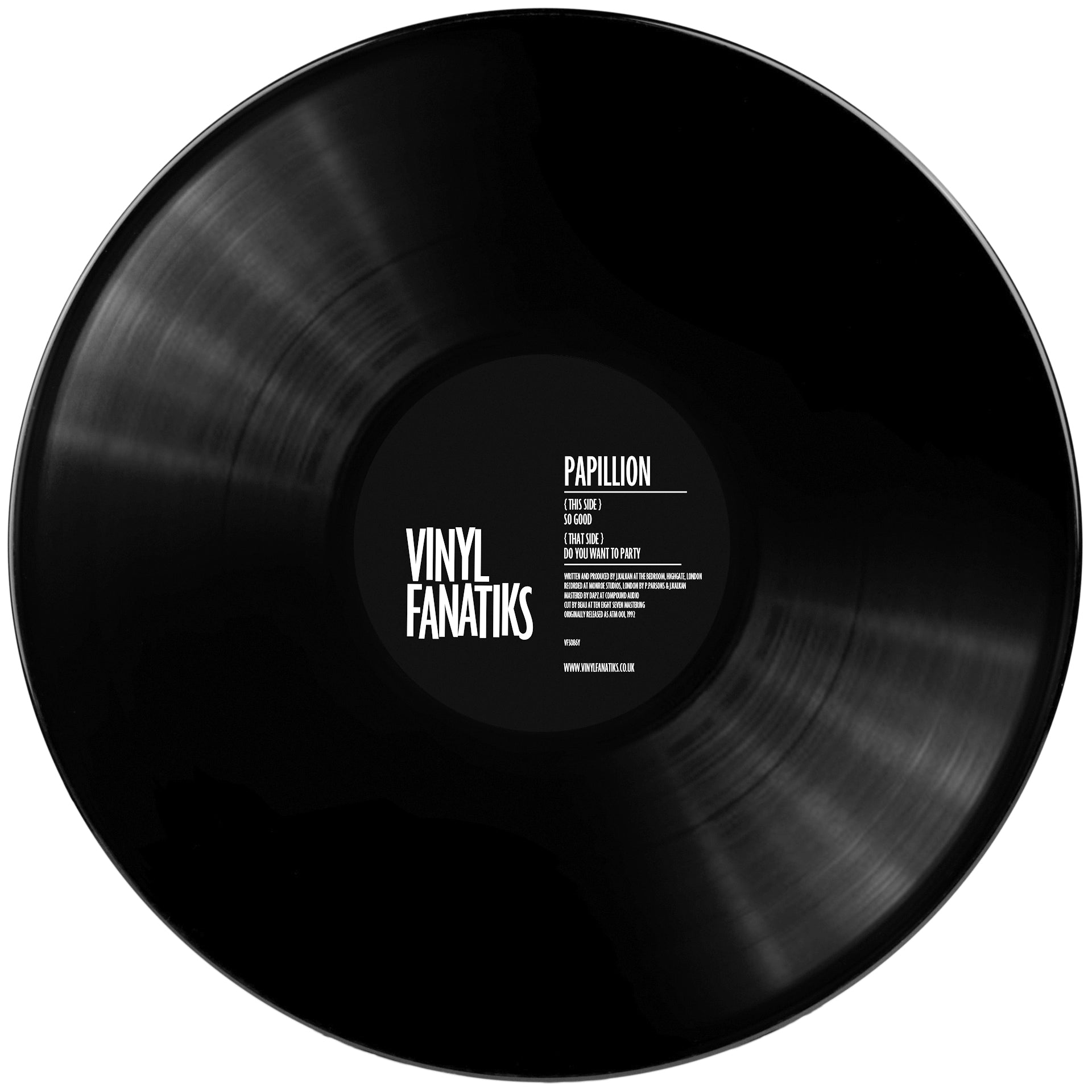 Papillion (DJ Seduction) - So Good / Do You Want To Party -  Vinyl Fanatiks - 12" vinyl - VFS086Y