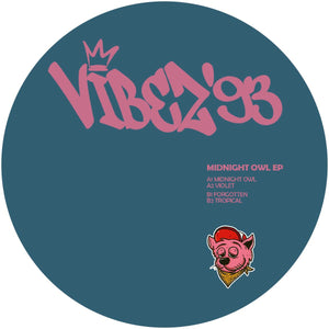 Unknown - Vibez '93 - Midnight Owl EP - VIBEZ93019 - 12" Vinyl - Jungle/Drum n Bass - Dutch Import