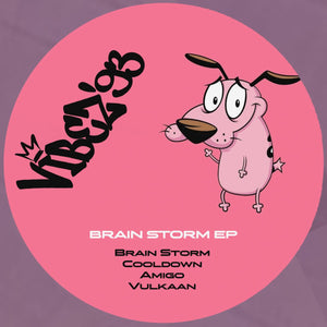 Unknown Artist - Vibez '93 - Brain Storm EP [purple marbled vinyl] - VIBEZ93024 - 12" Vinyl - Dutch Import