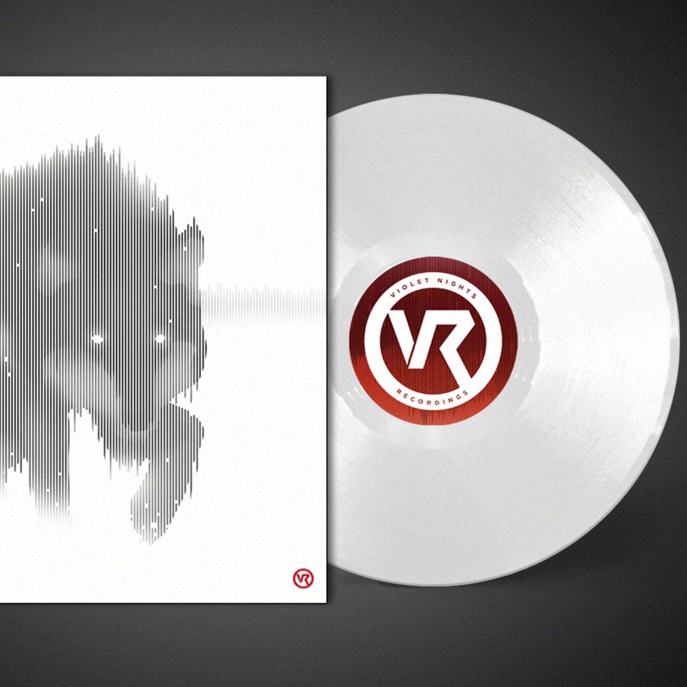 DJ Flash / Chippie - Vagabond / Big Grey Wolf VIP  - Violet Nights Recordings  - VNR009   - 12" White Vinyl