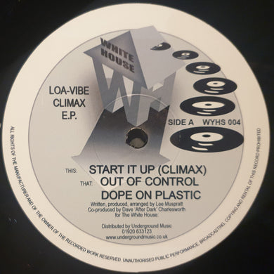 Loa-Vibe - Climax EP - White House Records - WYHS004 - Old Skool Hardcore - 12