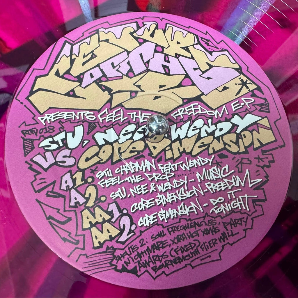 Stu Chapman , Nee & Wendy Vs Core Dimension - Feel the Freedom Ep - Return Of the Vibe - ROTV018 - 12" Splatter Vinyl + digital download