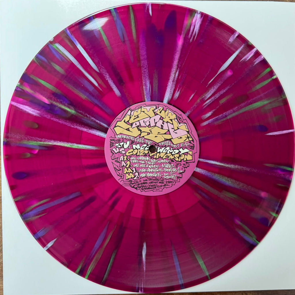 Stu Chapman , Nee & Wendy Vs Core Dimension - Feel the Freedom Ep - Return Of the Vibe - ROTV018 - 12" Splatter Vinyl + digital download