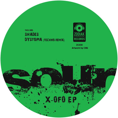 Zodiak Commune Records - SOUR  - X-0F0 EP  - [transparent green vinyl / incl. inserts] - 12