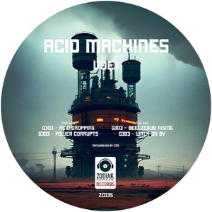 G303 - Acid Machines vol.1 [Limited 200 copies poster edition] Zodiak Commune Records - 12" Vinyl -  ZC035LTD - techno