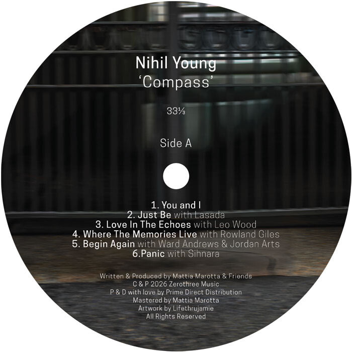 Nihil Young - Compass - ZT334 side A label