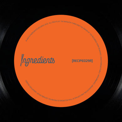FOREIGN CONCEPT / KODO - Jaipur - Ingredients UK - RECIPE029R