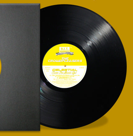 The Crowdpleasers – Celestial (Turn The Music Up)  - 25th Anniversary Mixes - B.I.T Productions - 12" Black vinyl -  BIT25-8