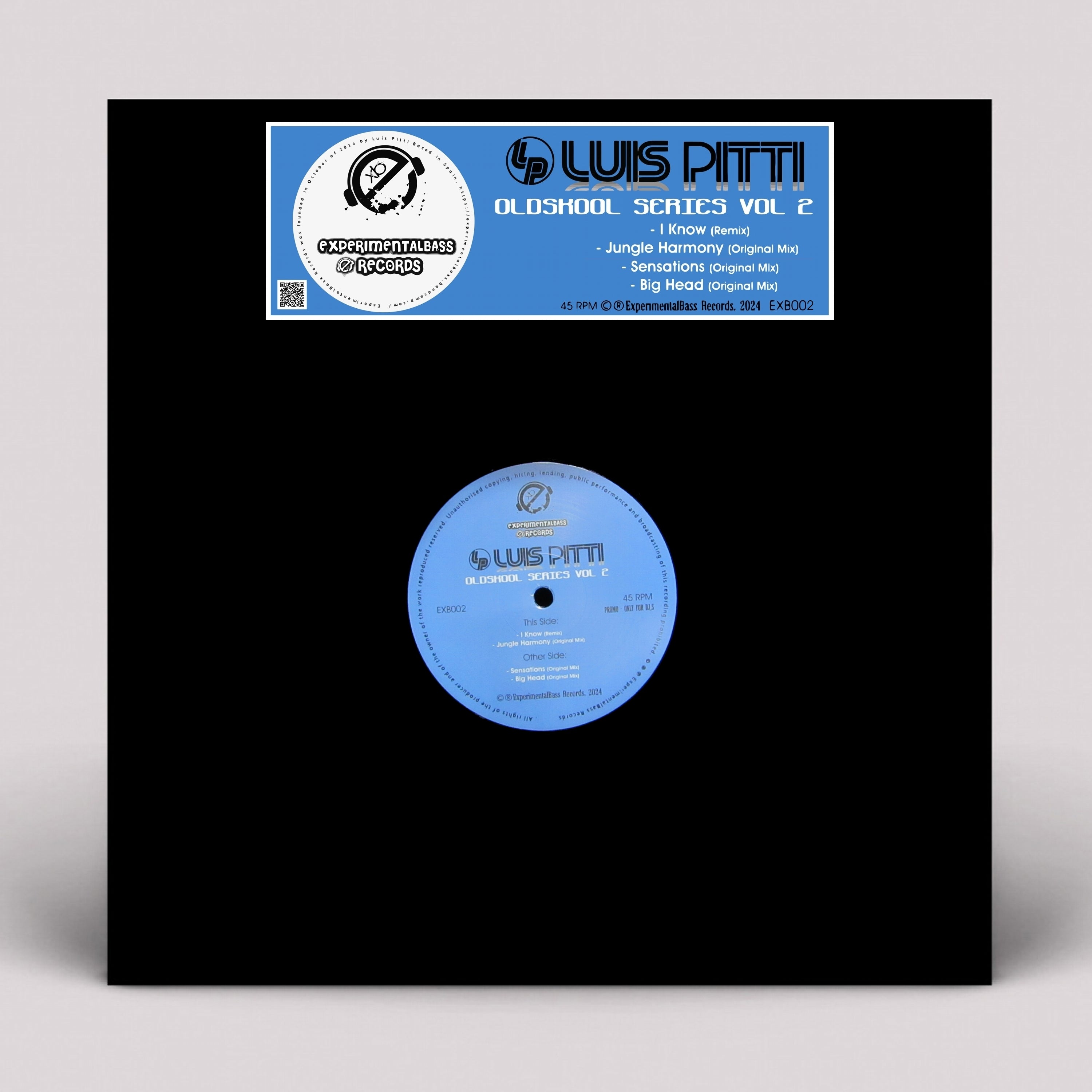 Luis Pitti - Old School Series Vol.2 - ExperimentalBass Records - EXB002 - 12" Vinyl