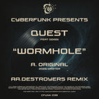 DJ Quest - Wormhole 2026 + Destroyers - Cyberfunk Records – CFUNK039 - 12" Vinyl
