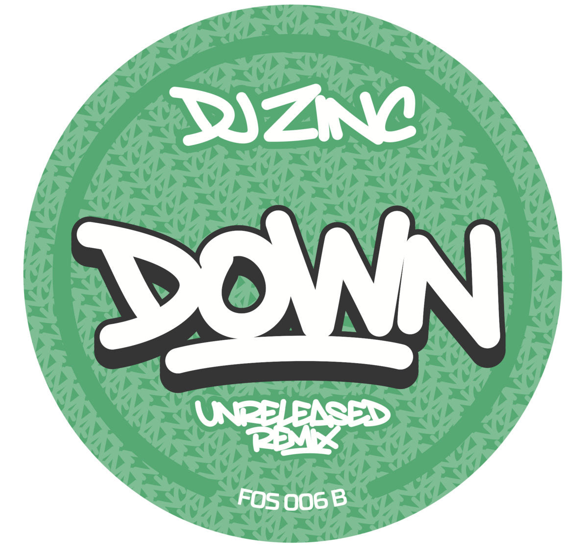 DJ Zinc - Down / Come On Man  - FOS006  - 12" vinyl