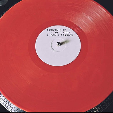 Economix – Economix  EP - Hand Stamped Red Vinyl - 2023 repress – MO12020