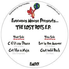 Load image into Gallery viewer, Stu &amp; Nee - Enormous Mouse - The Lost Boys EP - EM-VFS001 - 12&quot; Marbled Vinyl - Breakbeat / Hardcore