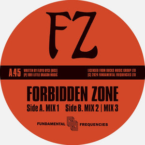 FZ -  Forbidden Zone - Fundamental Frequencies - FDMTL - 12" Vinyl - 1991 repress
