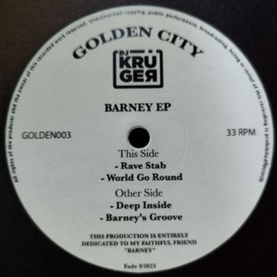 Golden City Records – Krüger – Barney EP - 12