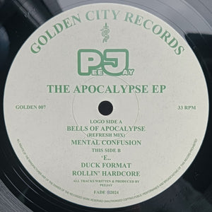 Golden City Records – Peejay – The Apocalypse EP – 12" Vinyl - Golden007 -  Spanish Import/Breaks