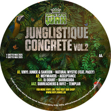 Load image into Gallery viewer, Vinyl Junkie, Sanxion, Msymiakos and Others - Junglistique Concrete Vol.2 - Ghetto Wax - GWAX002 - 12&quot; Black Vinyl