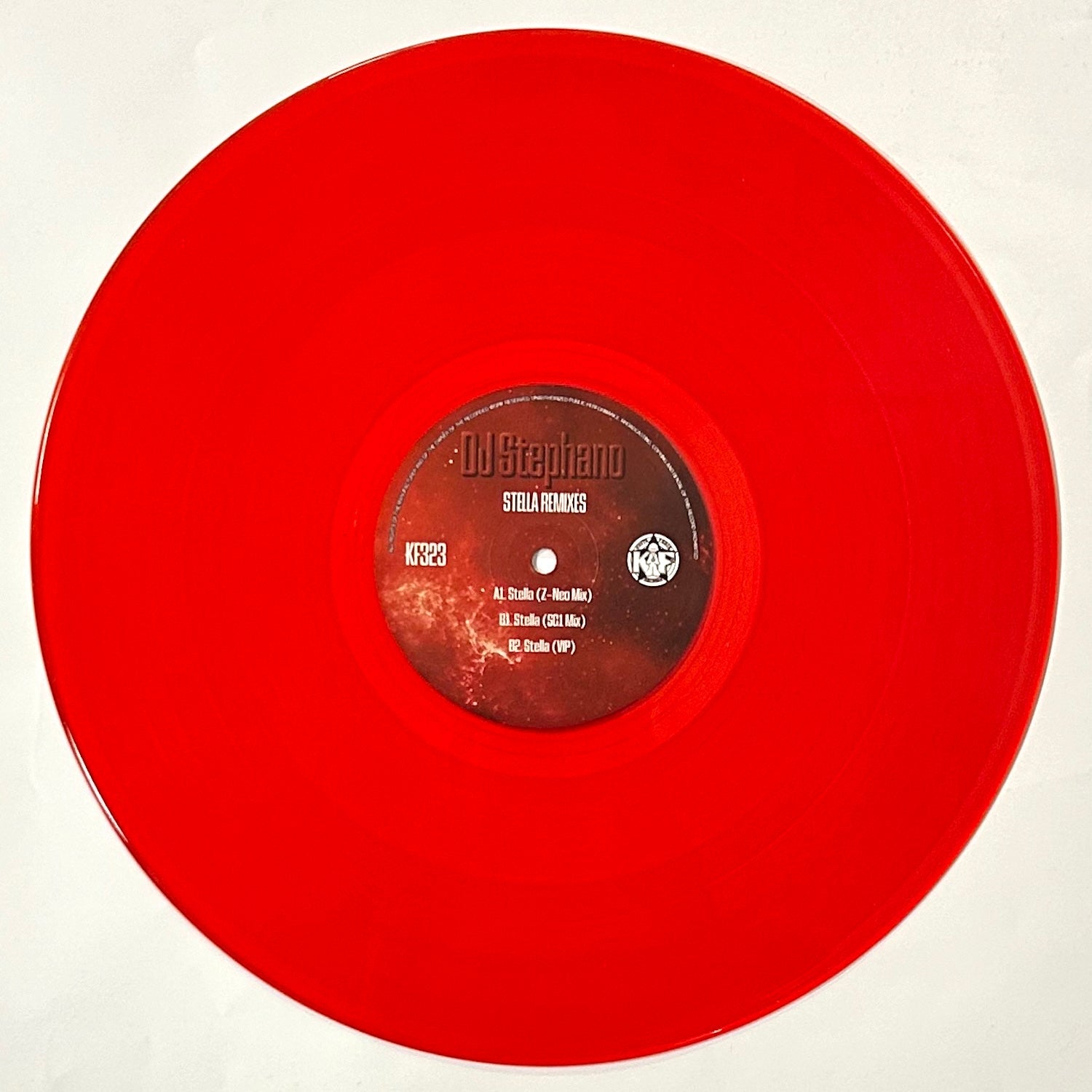 Dj Stephano - Stella Remixes EP - Kniteforce Records - KF323SE - 12" Transparent Red Vinyl