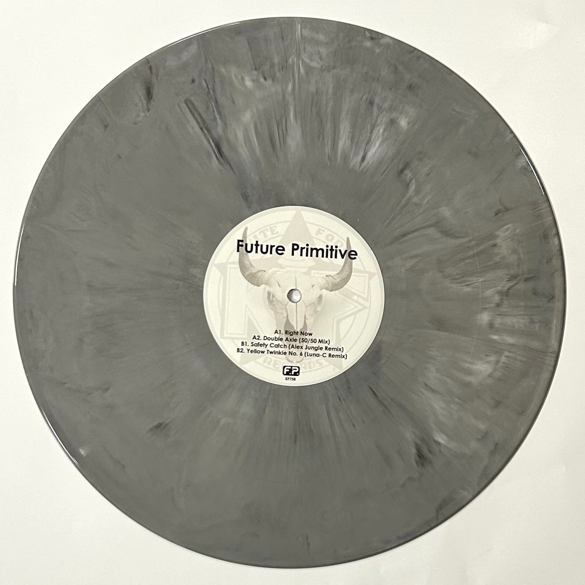 Future Primitive - Kniteforce Records - Right Now EP - 12" Grey, White and Black Marble Vinyl - KF075SE