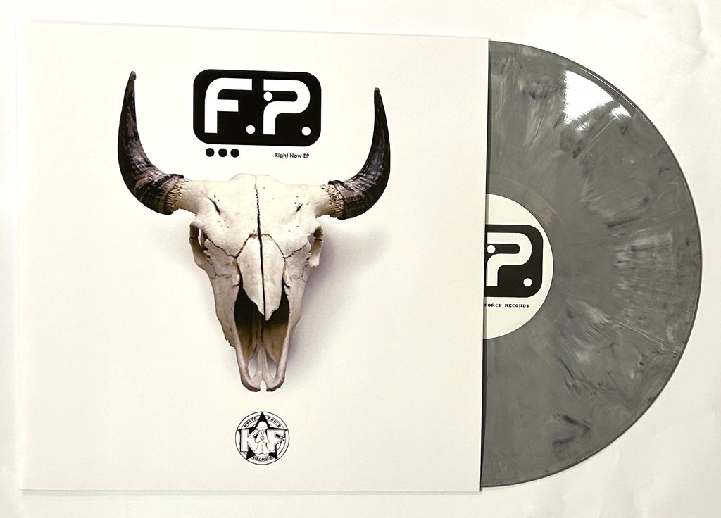 Future Primitive - Kniteforce Records - Right Now EP - 12" Grey, White and Black Marble Vinyl - KF075SE