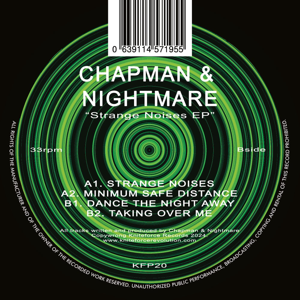 Chapman And Nightmare - Kniteforce Prime - The Strange Noises EP - KFP20 - 12" Vinyl - Rave / Breakbeat Hardcore