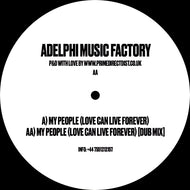 Adelphi Music Factory - My People (Love Can Live Forever)  - WHITE LABEL - AMF004 - 12