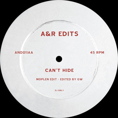 Moplen - A Minute / Can’t Hide - A & R EDITS  - 12