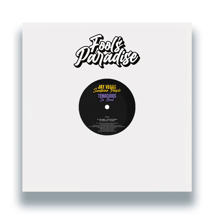 Jay Vegas, Tenacious, Sgt Slick - Fool’s Paradise Sampler Vol. 5 - Fool’s Paradise - FP006 - 12" Vinyl - House, Disco