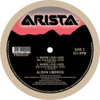 Alison Limerick - Where Love Lives - ARISTA RECORDS - PR65025P  - 12" vinyl