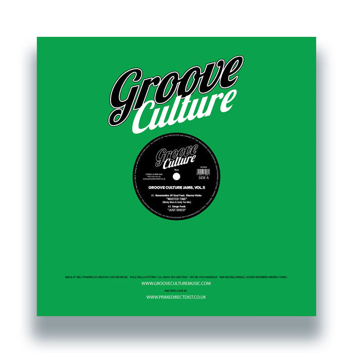 Micky More & Andy Tee - Groove Culture Jams Vol.5 - Groove Culture - GCV035 - House, Nu Disco