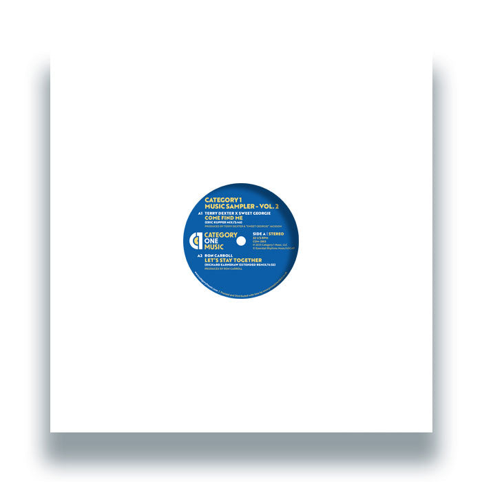 Terry Dexter - Category 1 Music Sampler - Vol. 2 - Category 1 - COM3302 - House, Soulful