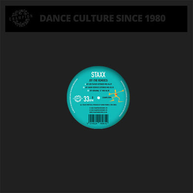 Staxx Joy (The Remixes) Dr Packer  Remix + original - Champion Records - 12